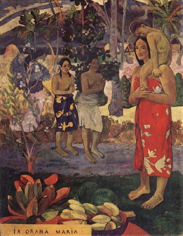 Paul Gauguin Ia Orana Maria china oil painting image